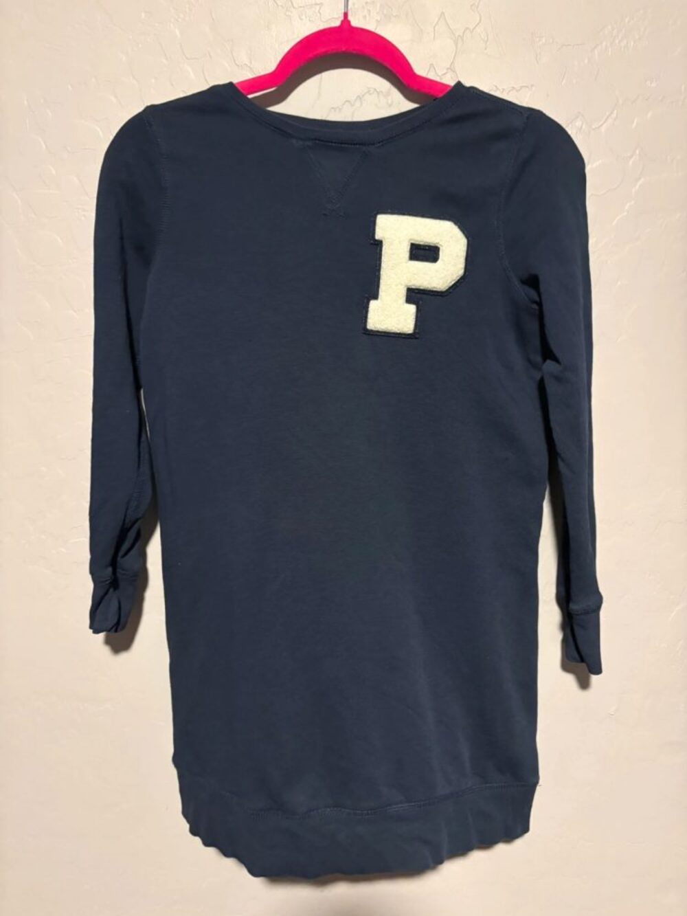 Polo French Terry Varsity Sweater Dress